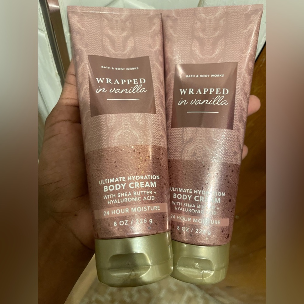 WRAPPED IN VANILLA bath and bodywork's body lotion bundle